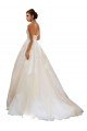 Sweetheart Ball Gown Tulle Wedding Dress with Lace Bodice