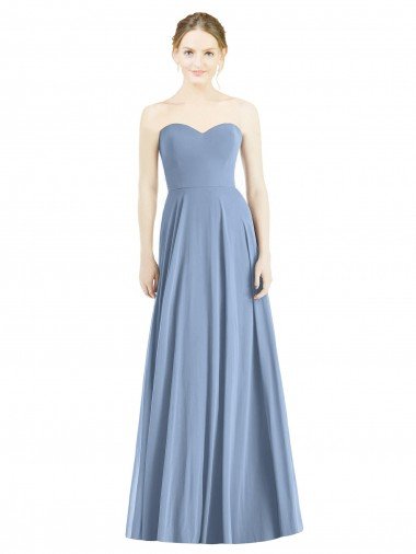Shop Strapless Sweetheart Chiffon Bridesmaid Dress London