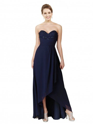 Shop Sweetheart Neckline Beaded Lace and Chiffon Bridesmaid Dress London