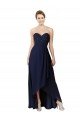 Sweetheart Neckline Beaded Lace and Chiffon Bridesmaid Dress