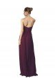 Floor Length Chiffon Bridesmaid Dress with Sweetheart Neckline