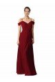 Chiffon with Beaded Embroidery Bridesmaid Dress