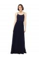 Chiffon Bridesmaids Dress with Scoop Neckline