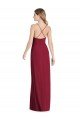 Pleated Skirt Chiffon Maxi Bridesmaid Dress with Pockets