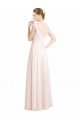 Sweetheart A-Line Chiffon Bridesmaid Dress with Ruched Lace Bodice