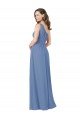 Pleated One Shoulder Chiffon Bridesmaid Dress