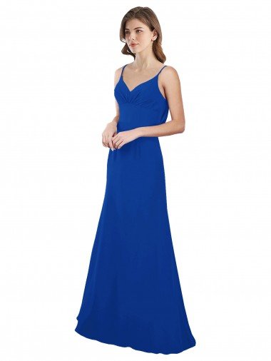 Shop Softly Flared Chiffon Bridesmaid Dress with Sweetheart Neckline London