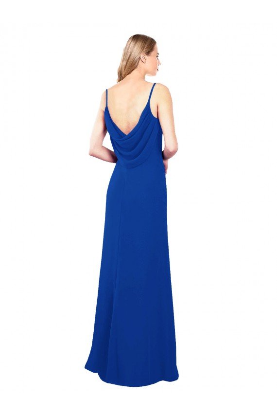 Softly Flared Chiffon Bridesmaid Dress with Sweetheart Neckline