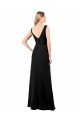 V-Neckline Chiffon Bridesmaid Dress / Prom Dress with Draped Bodice