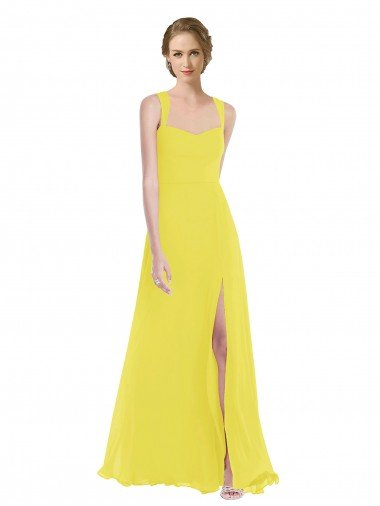 Shop Wide Strap Sweetheart Maxi Bridesmaid Dress London