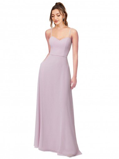 Shop Sweetheart Tie-Back Chiffon Bridesmaid Dress London