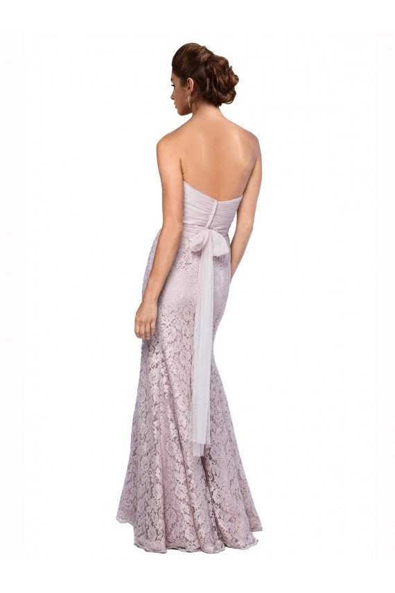 Floor Length Fitted Sweetheart Lace Bridesmaid Dress / Prom Dress