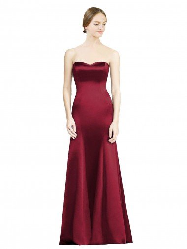 Shop Sweetheart Neckline Bridemaid Dress with Hips Seamed Detail London