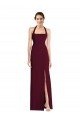 Tie Halter Open Back Trumpet Bridesmaid Dress / Prom Dress