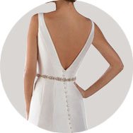 Shop V-Back Wedding Dresses London